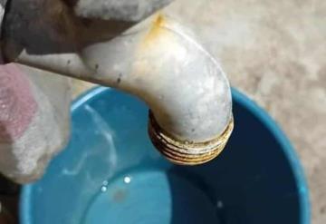 Reportan falta de agua en Jalpa de Méndez