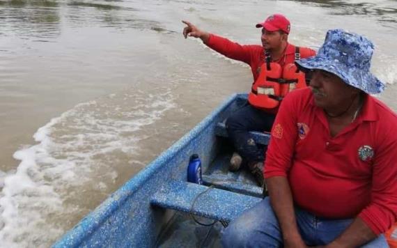 Continúa búsqueda de joven ahogado en el río de la Sierra