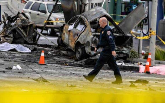 Enfermera ocasiona terrible accidente en Los Ángeles