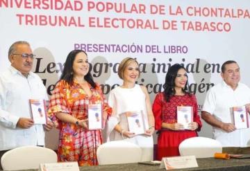 La presidenta del Tribunal Electoral Tabasco presentó su libro: Lexicografía inicial en violencia política de género