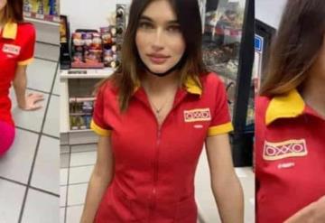 Cajera enamora a miles de usuarios y se convierte en "Modelo Oxxo"