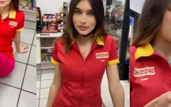 Cajera enamora a miles de usuarios y se convierte en "Modelo Oxxo"