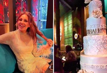 Thalía celebra su cumpleaños en el restaurante de Bad Bunny