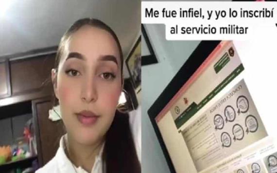 Cruel venganza; por infiel, joven inscribe a su novio al servicio militar