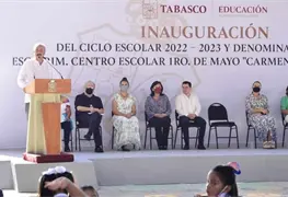 El gobernador del estado pone en marcha el inicio del ciclo escolar 2022-2023