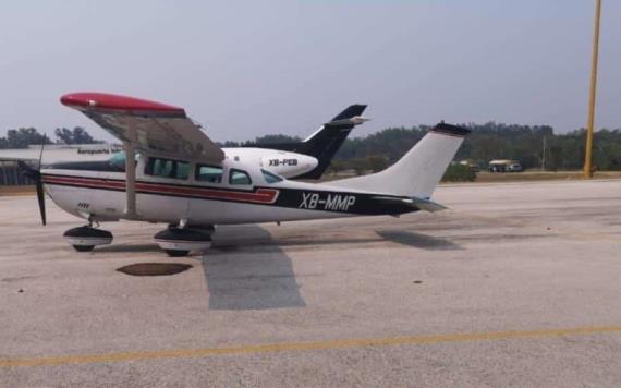 Comando roba avioneta y se la lleva en tráiler en Tijuana