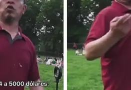 Migrante gana 100 mil pesos al vender bebidas en Central Park