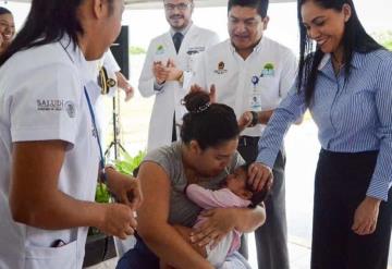 Inicia campaña nacional de vacunación contra la polio y otras 5 enfermedades