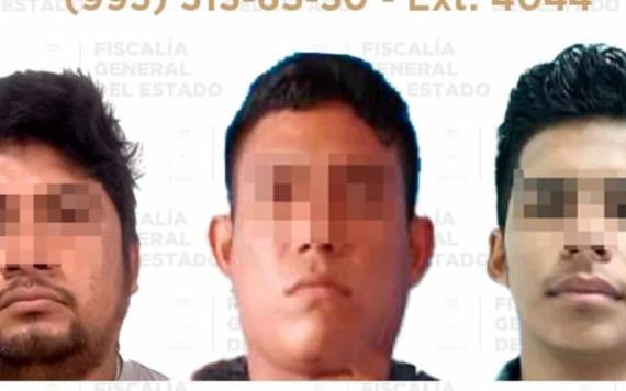 Asegura FGE a cinco presuntos responsables de homicidio, robo, y violencia