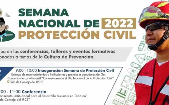 Realizará IPCET "Semana Nacional de Protección Civil"