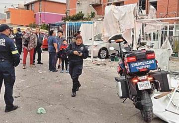 Acumulación de gas provoca explosión en edificio de Ecatepec