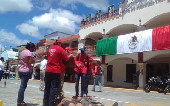 Jalpa de Méndez se sumó a Simulacro Nacional