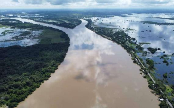 Usumacinta, amenaza latente para los habitantes en la zona Ríos