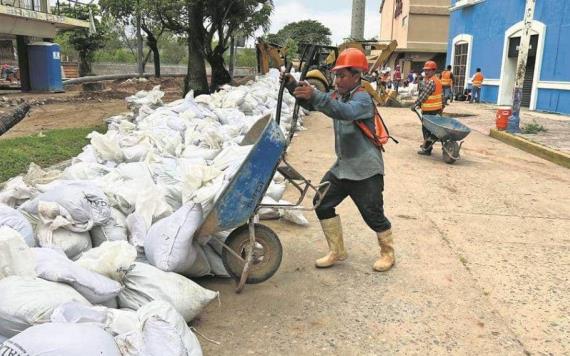 Se anticipan ante aumento de nivel del río Grijalva