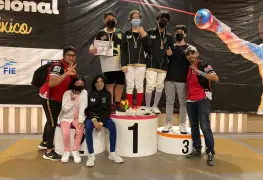 Un total de tres medallas de bronce obtuvo la delegación tabasqueña de esgrima en el I Selectivo Nacional 2022-2023