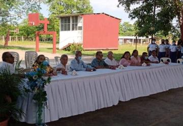 Celebran 46 años de fundación de Escuela secundaria José Vasconcelos en Jonuta