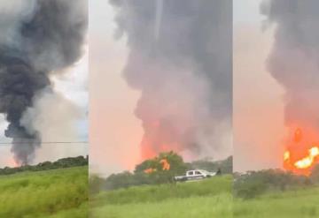 Atienden fuga de gas en Huimanguillo