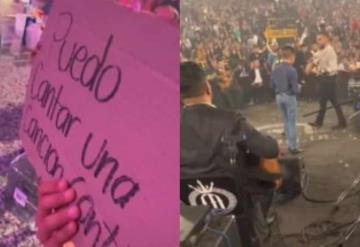 Nodal cumple el sueño de un pequeño fan de subir al escenario con él