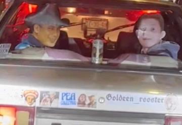 Taxi lleva a Valentín Elizalde y Octavio Ocaña: Usuarios comparten video viral