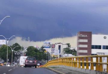 Potencial ciclónico sobre el sureste del Golfo de México