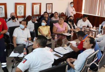 Gobierno de Cunduacán realiza sesiones con el Consejo Municipal de Protección Civil