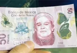 Alerta Banco de M&eacute;xico: circulan billetes de 50 pesos con la cara de Juan Gabriel 