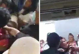 ¡Le están pegando a la señora!: Captan otra pelea de mujeres... ahora en el Tren Ligero