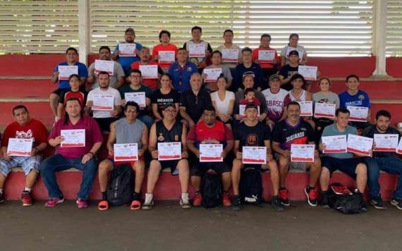 Ademeba Tabasqueña realizó con éxito una clínica de basquetbol en las canchas techadas de Ciudad Deportiva