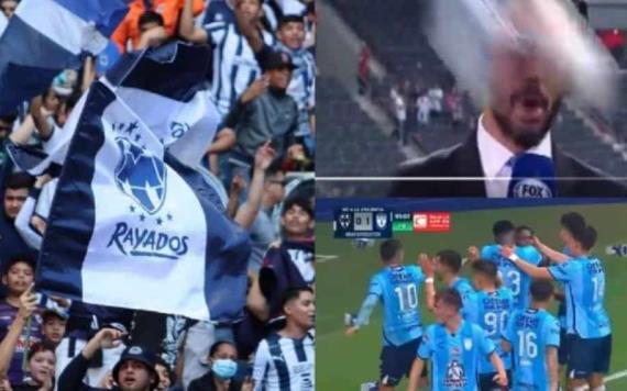 Comentarista de Fox Sports es agredido por aficionados de Rayados