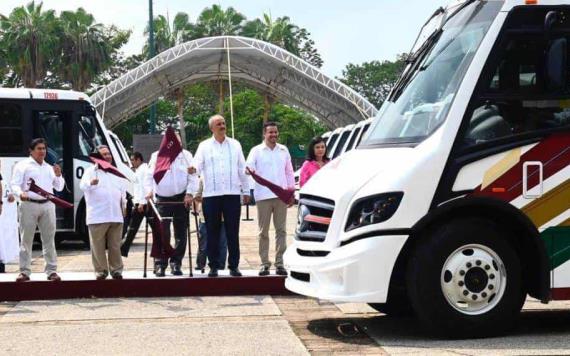 Traslado seguro y eficiente, renuevan transporte público en la ciudad