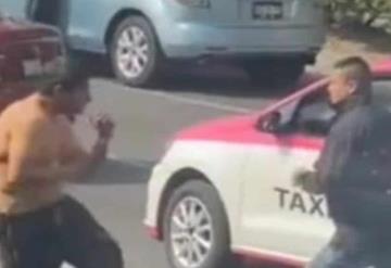 Pelea entre taxista y limpiaparabrisas con narración del Dr. Morales se hace viral