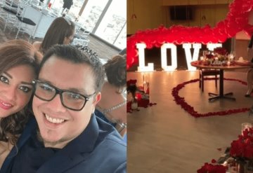 Franco Escamilla celebra 15 años de casado en el restaurante donde era mesero