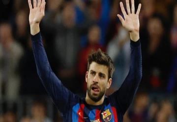 Con triunfo y lagrimas en los ojos, Piqué se despide del Camp Nou