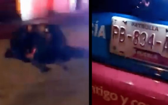 Video: Policías golpean a estudiante de la BUAP al confundirlo con asaltante