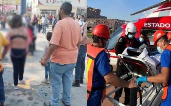 Explosión de tanque de gas en tianguis de Huehuetoca deja más de 20 heridos