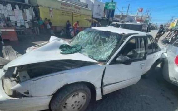 Conductor atropella a abuelitos que hacían fila para cobrar su pensión