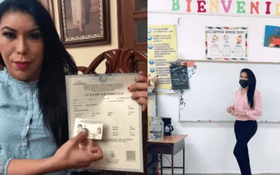 Primera maestra trans da clases de inglés en primaria de Tamaulipas