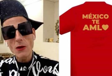 Edy Smol lanza la playera oficial para la marcha de AMLO