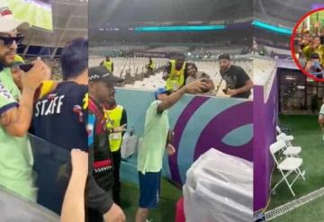 Seguridad de Qatar confunde a joven con Neymar y lo dejan pasar al estadio