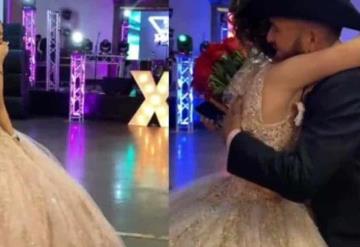 Papá e hija se reencuentran en fiesta de XV luego de 10 años de no verse