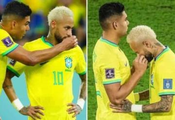 Neymar desata polémica y confusión al inhalar sustancia en pleno partido