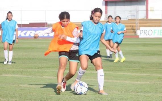 Comenzaron las visorías del futbol femenil en Tabasco de cara a los Juegos Nacionales CONADE 2023