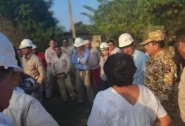 Desalojan el  poblado de Donají por fuga de amoníaco en ducto de Pemex