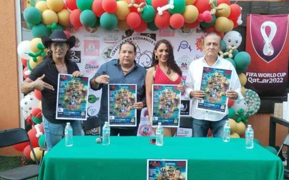 Todo listo para que se lleve a cabo la magna función de Lucha libre este 18 de diciembre en el lienzo charro de Villahermosa