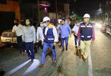 La alcaldesa de Centro Yolanda Osuna, realizo supervisión obras públicas en distintos puntos de la ciudad