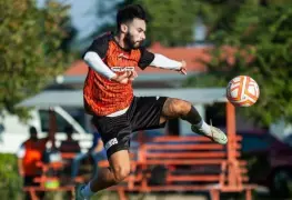 El futbolista tabasqueño, Marco Montelongo redobla esfuerzo en la pretemporada de Correcaminos