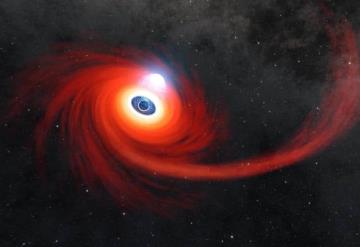 NASA observa agujero negro devorando una estrella