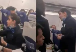 Sobrecargo y pasajero pelean por comida del avión; no soy tu sirvienta