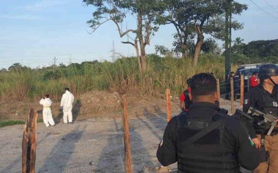 hallan fosa con restos humanos sobre la carretera Villahermosa –Cárdenas