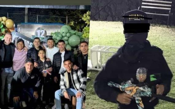 Jugador del Cruz Azul, se disculpó por organizar fiesta temática de ´narco´ a su hijo